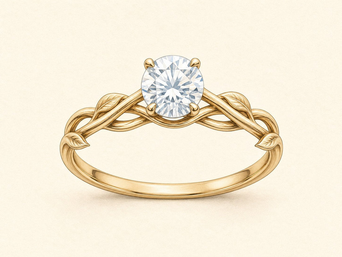 Engagement rings vine design for a unique touch
