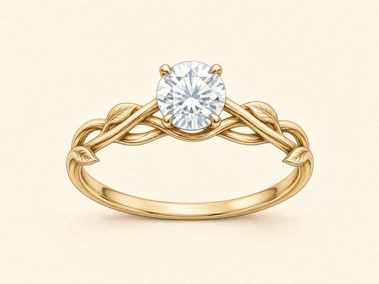 Engagement rings vine design for a unique touch